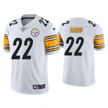 Maillot Homme Pittsburgh Steelers Najee Harris 22 Nike Blanc 2021 NFL Draft
